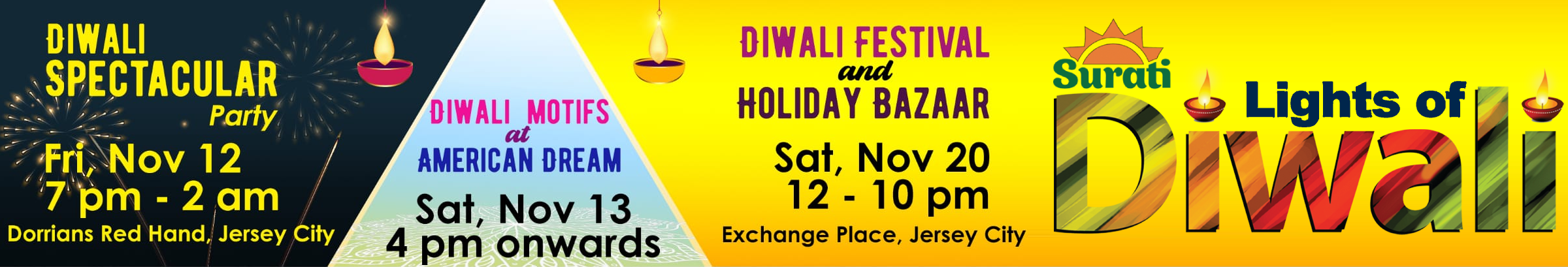 Surati Lights of Diwali Events in November 2021